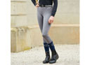 Dublin Performance Flex Knee Patch Riding Tights - Grey