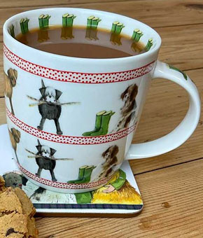 Alex Clark Country Dog Mug