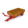 Universal Hobbies Massey Ferguson 3T Tipping Trailer 1.32 Scale model.