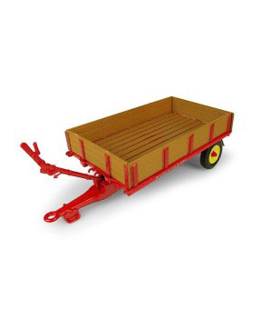 Universal Hobbies Massey Ferguson 3T Tipping Trailer 1.32 Scale model.