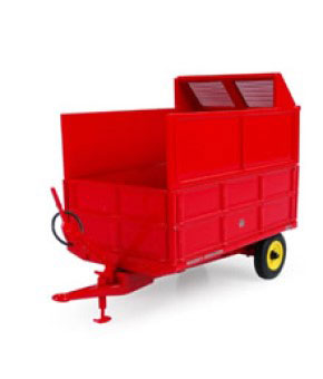 Universal Hobbies Massey Ferguson 21 3.5T Hydraulic Tipper Trailer with Silo Sides 1.32 Scale Model