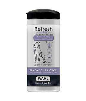 Wahl Dog Cleaning Wipes - Lavender Chamomile