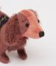 Joules Charmwell Velvet Keyring - Brown Spaniel