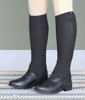 Shires Moretta Amara Childs Half Chaps Black