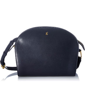 Joules Langton Leather Cross Body Bag - French Navy