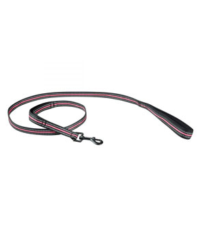 Weatherbeeta Reflective Dog Lead Black/Pink