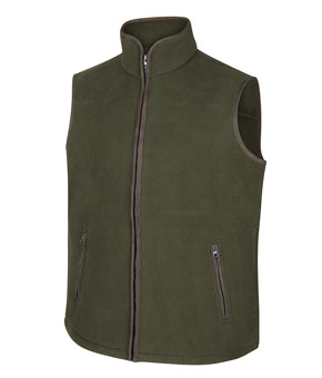 Hoggs Of Fife Woodhall Fleece Gilet - Green