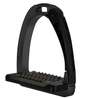 Acavallo Arena AluPro Junior Stirrups - Charcoal