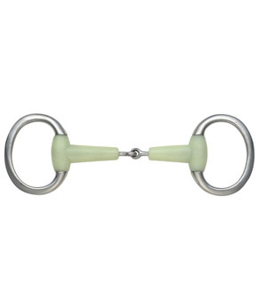 Shires Equikind Jointed Eggbutt Flat Ring