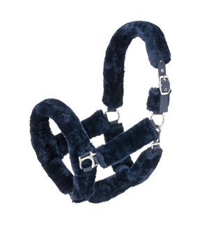 Hy Equestrina Fab Fleece Headcollar - Navy