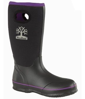 Woodland Neoprene/Rubber Ladies Wellington