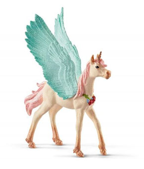 Schleich Decorated unicorn Pegasus Foal