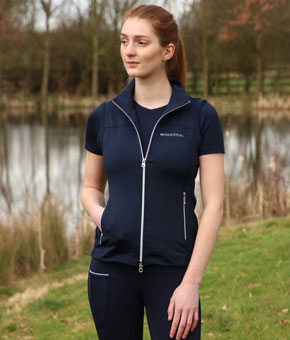 Hy Equestrian Synergy Flex Gilet - Navy