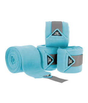 Hy Equestrian Luxury Bandages Sky Blue