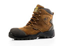 Buckler Leather Safety Lace Boot + bANg guardz Brown