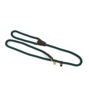 Digby & Fox Rope Slip Dog Lead - Green