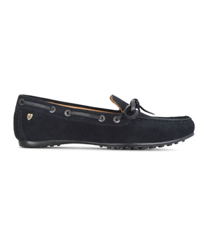 Moretta Sofia Moccasins Navy