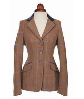 Aubrion Child Saratoga Jacket - Brown Tweed