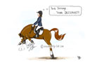 Emily Cole Greeting Card - Think Dressage