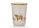 Cooksmart Buttercup Farm Bamboo Canister - Walking