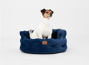 Joules Chesterfield Pet Bed in Navy