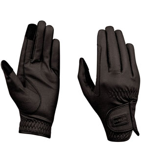 Dublin Everyday Touch Screen Compatible Riding Gloves - Black