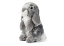 Living Nature Grey Sitting Lop Eared Rabbit