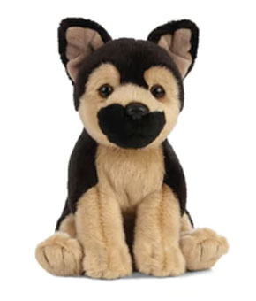 Living Nature German Shepherd Puppy Plush Toy