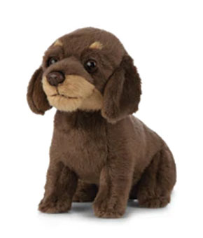 Living Nature Dachshund Puppy Plush Toy