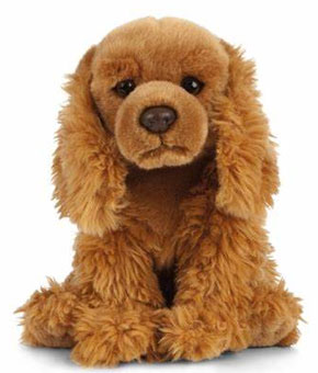 Living Nature Sitting Cocker Spaniel 20cm Plush Toy