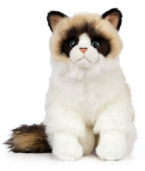 Living Nature Ragdoll Cat 25cm Plush Toy