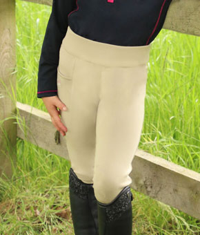 Little Rider Sara Riding Tights - Beige