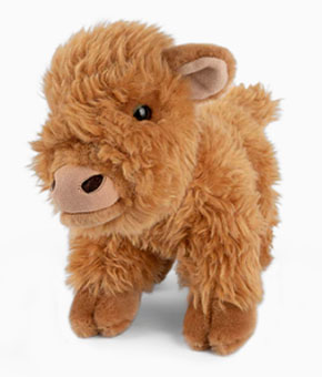 Living Nature Highland Calf Plush Toy