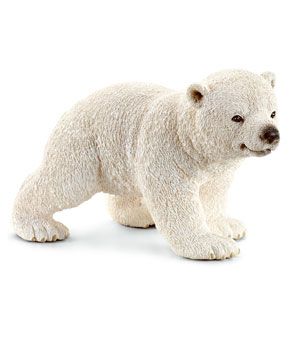 Schleich Polar Bear Cub, Walking