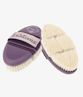 LeMieux Flexi Goats Hair Body Brush - Fig