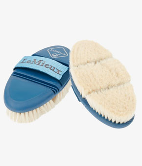 LeMieux Flexi Goats Hair Body Brush - Marine