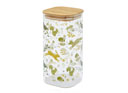 Cooksmart Woodland Glass Jar With Bamboo Lid 1.5L