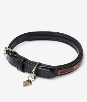 LeMieux Cambridge Dog Collar Black/Tan