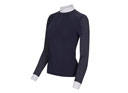 LeMieux Olivia Long Sleeve Show Shirt - Navy