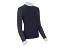 LeMieux Olivia Long Sleeve Show Shirt - Navy