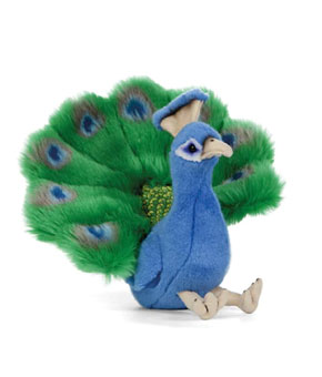 Living Nature Peacock Plush Toy