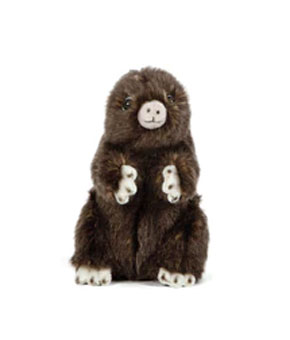 Living Nature Sitting Mole Plush Toy