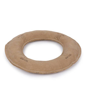 Digby & Fox Leather Frisbee Dog Toy