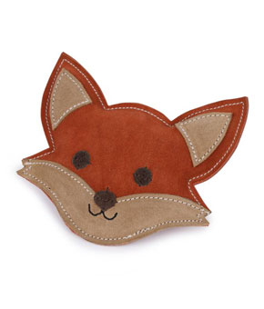 Digby & Fox Leather Fox Dog Toy