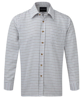 Castle Clothing Fort Tattersall Shirt - Blue