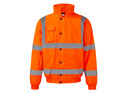 Castle Clothing Hi Vis Bomber Jacket - Orange