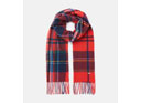 Joules Bracken Check Warm Handle Scarf - Red Check