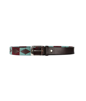 Hy Equestrian Synergy Polo Belt - Aqua/Fig