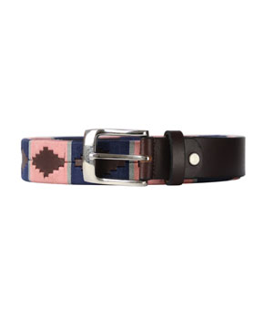 Hy Equestrian Synergy Polo Belt - Navy/Rose