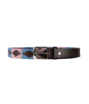 Hy Equestrian Synergy Polo Belt - Grape/Riviera